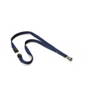 Závesný remienok DURABLE SOFT COLOUR 15mm tmavomodrý 10ks 
