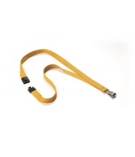 Závesný remienok DURABLE SOFT COLOUR 15mm žltý 10ks 