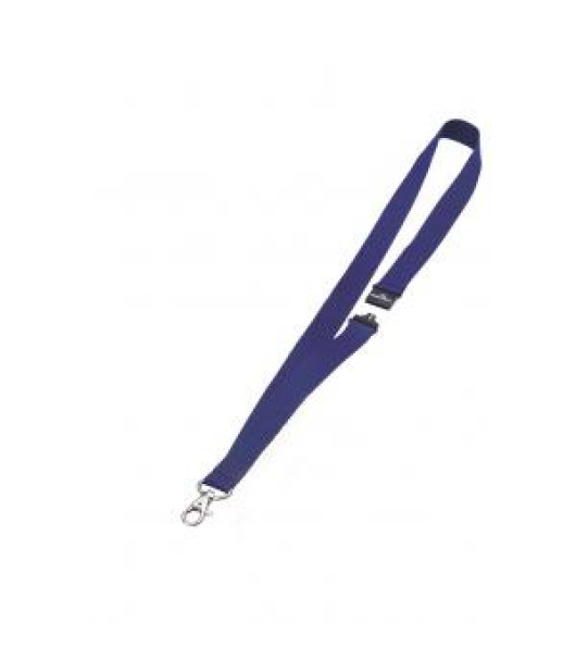 Závesný remienok DURABLE 20 mm so skobou modrý 10ks 