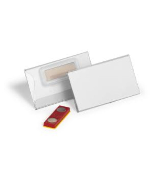 Visačka s šikmým magnetom DURABLE 40x75mm 25ks 