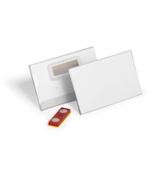 Visačka s šikmým magnetom DURABLE 54x90mm 25ks 