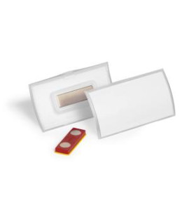 Visačka s magnetom PP DURABLE 40x75mm 10ks 
