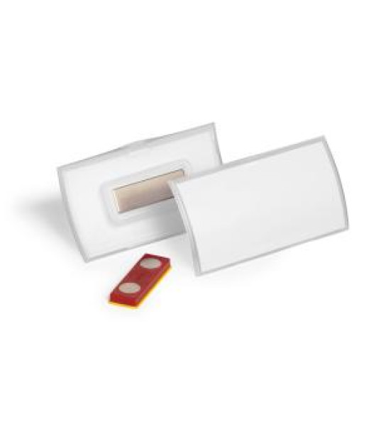 Visačka s magnetom PP DURABLE 40x75mm 10ks 