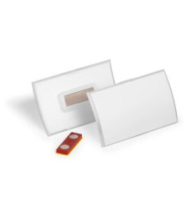 Visačka s magnetom PP DURABLE 54x90mm 10ks 