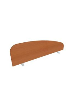 Paraván Hobis na plochu stola, oblý, 120 cm, čerešňa 