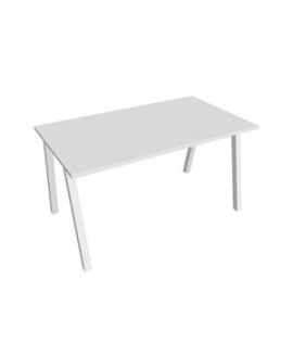 Rokovací stôl UNI A, 140x75,5x80 cm, biela/biela 