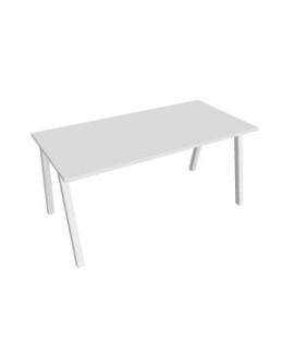 Rokovací stôl UNI A, 160x75,5x80 cm, biela/biela 