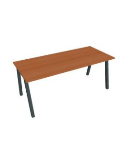 Rokovací stôl UNI A, 180x75,5x80 cm, čerešňa/čierna 