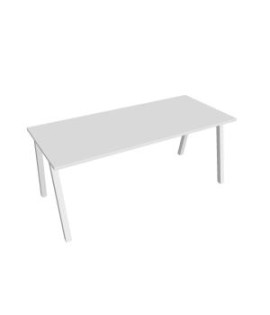 Rokovací stôl UNI A, 180x75,5x80 cm, biela/biela 