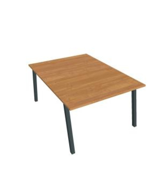 Pracovný stôl UNI A, 120x75,5x160 cm, jelša/čierna Pracovný stôl UNI A, 120x75,5x160 cm, jelša/čierna