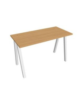 Pracovný stôl UNI A, 120x75,5x60 cm, buk/biela 