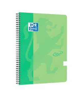 Blok Oxford Nordic Touch zelený, A4+, 70 listov, linajkový 
