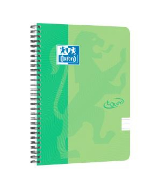 Blok Oxford Nordic Touch zelený, A5+, 70 listov, linajkový 