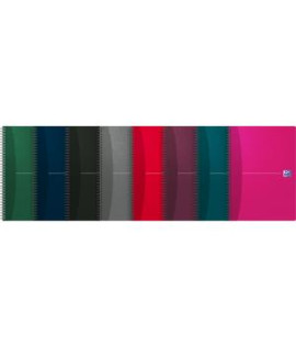 Blok Oxford Essentials, A4, 90 listov, linajkový, mix farieb 