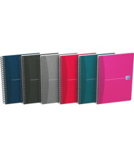 Blok Oxford Essentials, A5, 90 listov, linajkový, mix farieb 