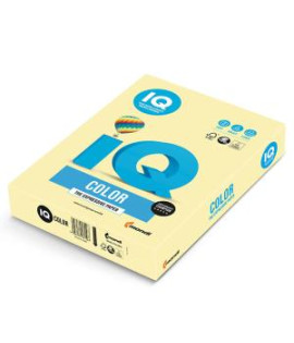 Farebný papier IQ color žltá pastelová YE23, A4, 80g 