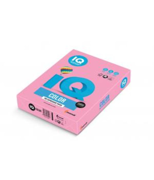 Farebný papier IQ color ružová pastelová PI25, A4, 80g 