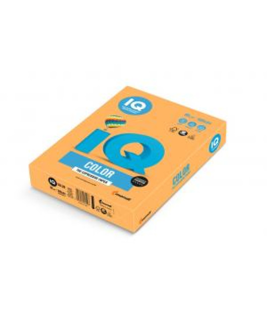Farebný papier IQ color neónovo oranžový NEOOR, A4, 80g 