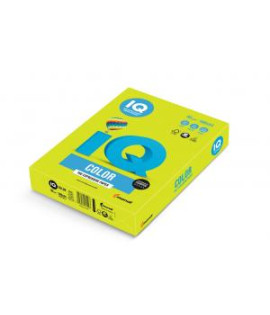 Farebný papier IQ color neónovo zelený NEOGN, A4, 80g 