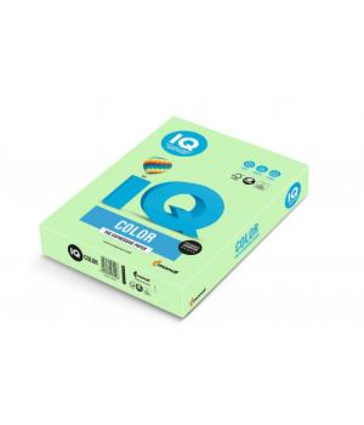 Farebný papier IQ color strednezelený MG28, A4, 160g 