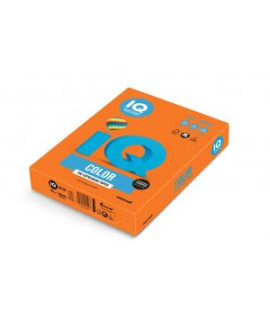 Farebný papier IQ color oranžový OR43, A4, 160g 