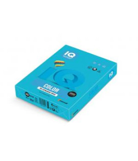 Farebný papier IQ color azúrovo modrý AB48, A4, 160g 