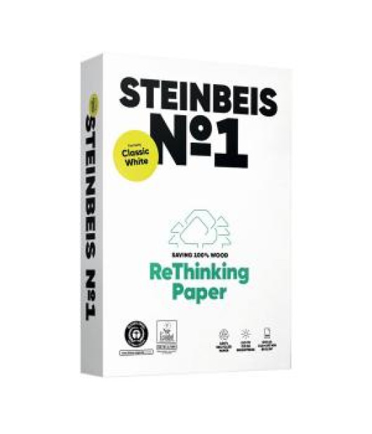 Kopírovací papier Steinbeis №1 recyklovaný A3, 80g CIE 55 