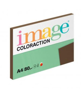 Farebný papier Image Coloraction, A4, 80g, hnedý, 100 hárkov 