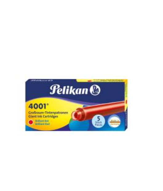 Bombičky Pelikan 5ks veľké červené 
