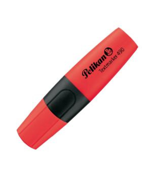 Zvýrazňovač Pelikan 490 červený 