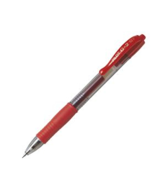 Roller gélový PILOT G-2 0,7 mm červený 