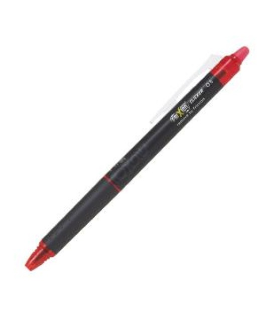 Roller gumovací PILOT Frixion clicker R, 0,5 mm červená 