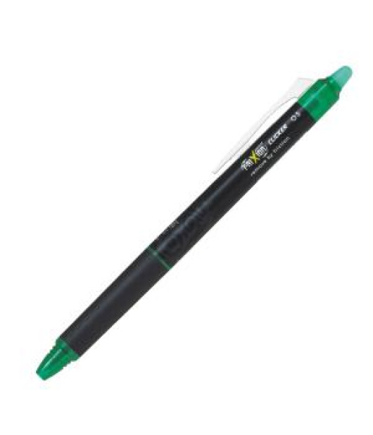 Roller gumovací PILOT Frixion clicker R, 0,5 mm zelená 