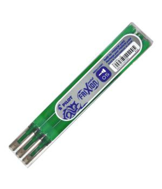 Náhradná náplň do gumovacieho rollera PILOT Frixion Point 0,5mm zelená 3ks 