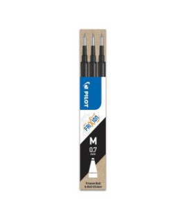 Náhradná náplň do gumovacieho rollera PILOT Frixion 0,7 mm čierna, 3,ks 