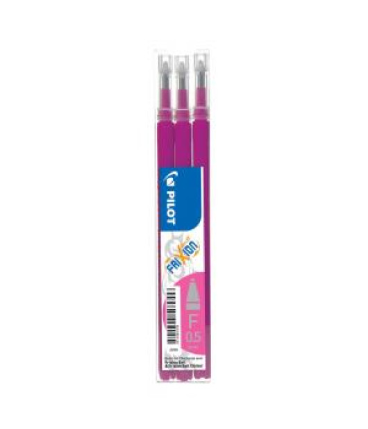Náhradná náplň do gumovacieho rollera PILOT Frixion 0,7 mm ružová 3ks 