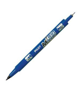Popisovač obojstranný PILOT Twin Marker BeGreen 0,5 + 0,3 mm modrý 