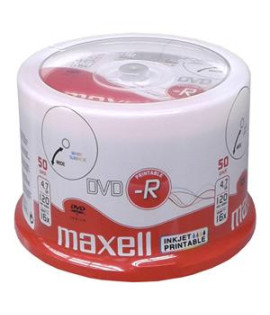 DVD-R Maxell Printable 4,7 GB 16x cake 50 