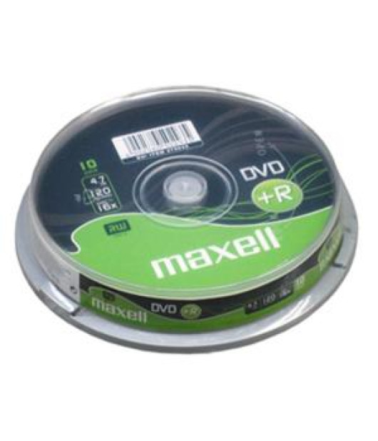 Maxell DVD+R 4,7 GB 16x, 10 ks cake 