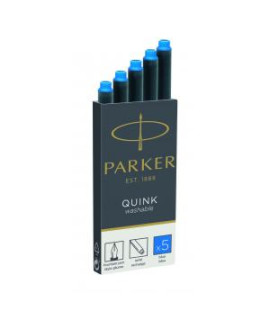 Atramentové bombičky Parker QUINK modré 5ks 