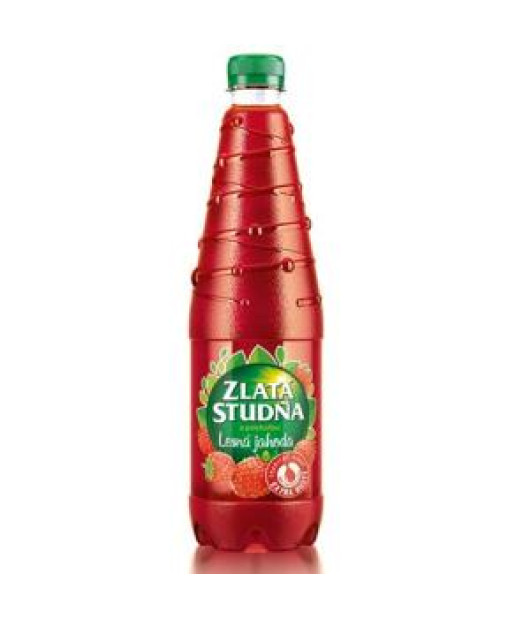 Sirup ZLATÁ STUDŇA s príchuťou lesná jahoda 0,7 ℓ 
