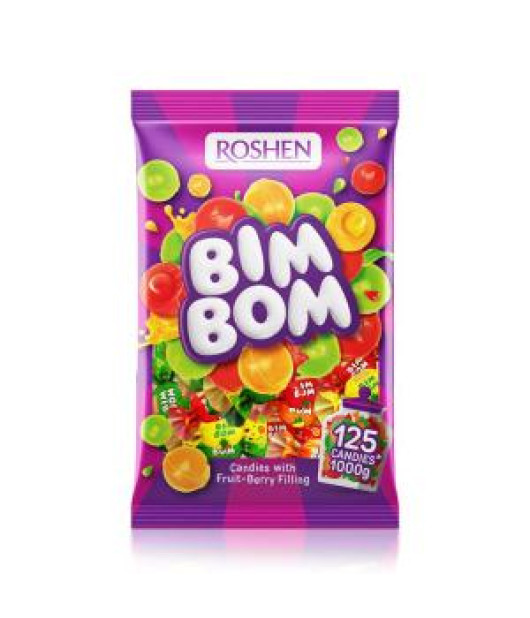ROSHEN BIM-BOM ovocné cukríky 1 kg 