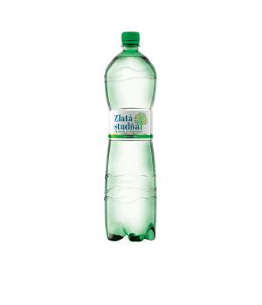 Pramenitá voda Zlatá studňa jemne sýtená 6 x 1,5 ℓ 