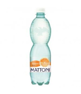 Minerálna voda MATTONI ochutená - pomaranč sýtená 12 x 0,5 ℓ 