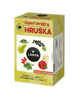 Čaj LEROS ovocný Čajová chvíľka čierna ríbezľa & hruška HB 20 x 2,5 g 