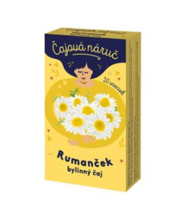 Čaj LEROS bylinný Čajová náruč rumanček 20 x 1 g 