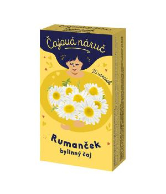 Čaj LEROS bylinný Čajová náruč rumanček 20 x 1 g 