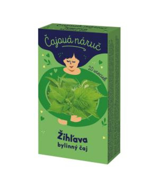 Čaj LEROS bylinný Čajová náruč žihľava 20 x 1 g 
