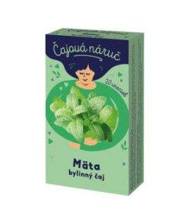 Čaj LEROS bylinný Čajová náruč mäta pieporná 20 x 1 g 