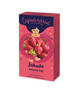Čaj LEROS ovocný Čajová náruč jahoda 20 x 1 g 